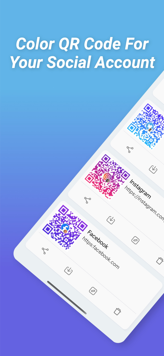 Color QR code Reader Scanner