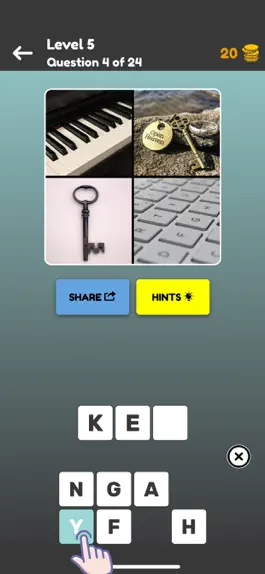 Game screenshot Quiz: 4 Pics Game hack