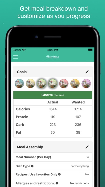 Fitness Meal Planner screenshot-6