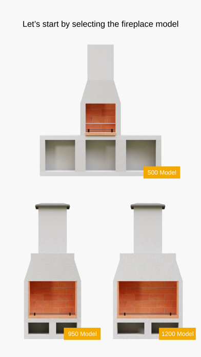 AR Outdoor Fireplace Designer Screenshot