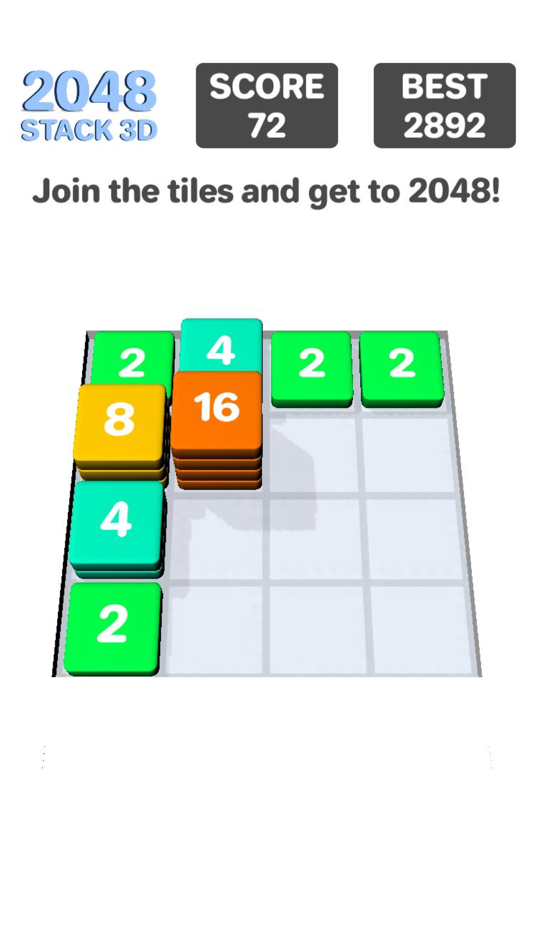 #1. 2048 Stack 3D (iOS) Podle: Guruu