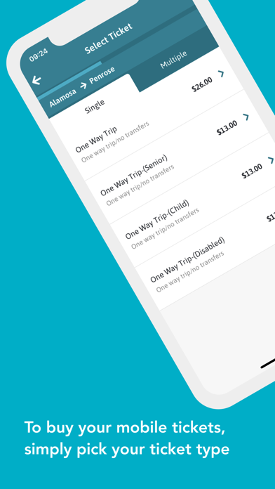 Bustang Outrider m-Tix Screenshot