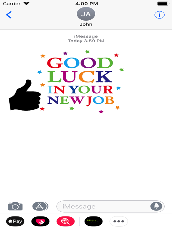 Screenshot #5 pour Best Of Luck Stickers 2018