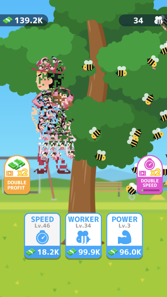 #5. Idle Bee - beehive maker (iOS) Podle: Jun Saotome