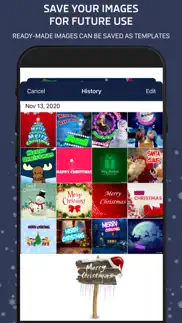 christmas greetings cards iphone screenshot 4