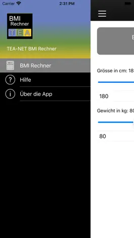 Game screenshot TEA-NET BMI Rechner apk