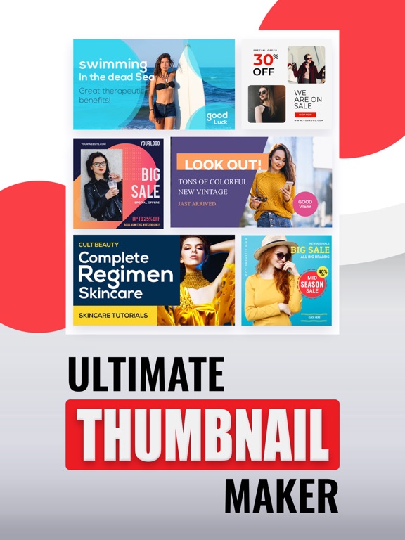 Screenshot #4 pour Thumbnail Maker - Social Media