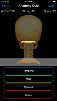 anatomy quiz iphone screenshot 4