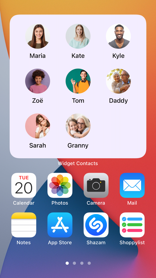 #5. Widget Contacts (iOS) 由: Jonathan Teboul