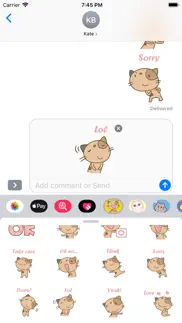 How to cancel & delete cute puss stickers pack 2