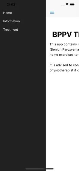 Game screenshot BPPV Treatment apk