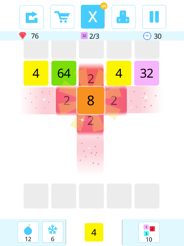 Shoot and Merge the numbers