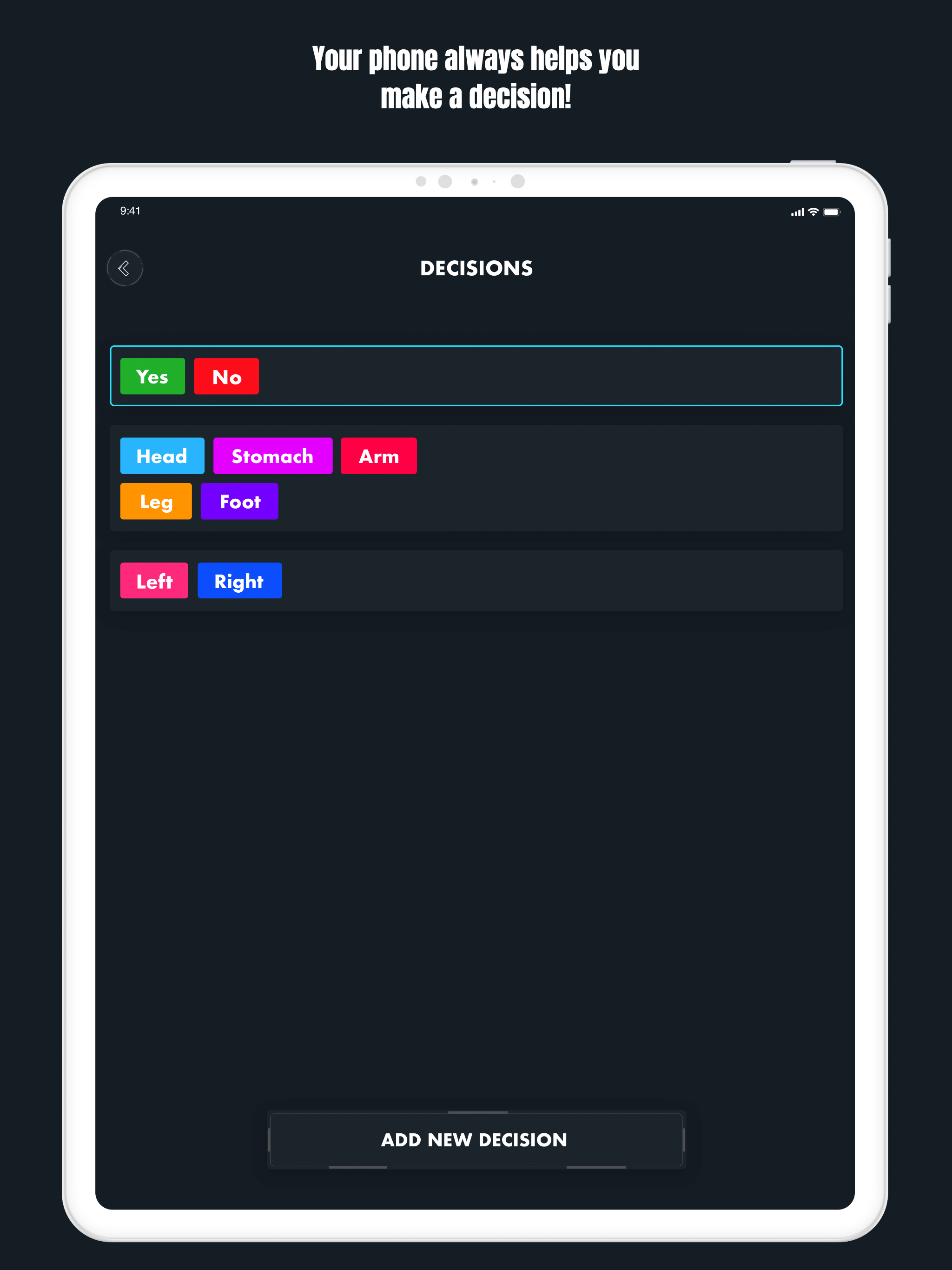 Decision Helper - yes or no ? screenshot 9
