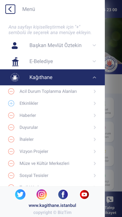 Kağıthane Belediyesi Screenshot