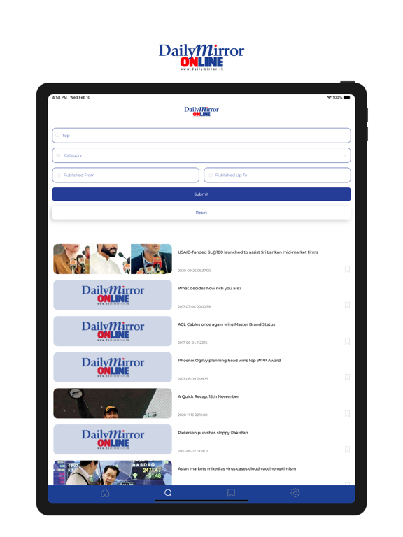 Screenshot #6 pour Dailymirror for iPhone