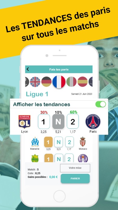 Screenshot #1 pour PronoCash - Pronostic foot