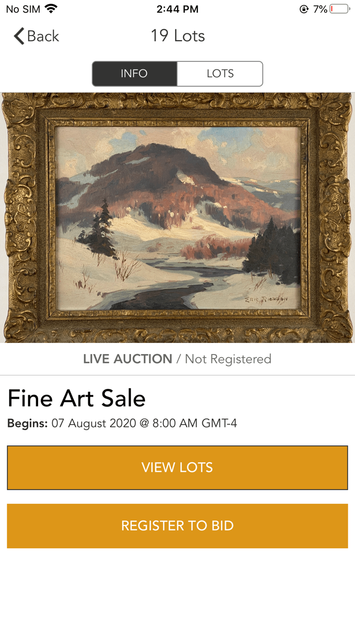 Caza Sikes Auctions