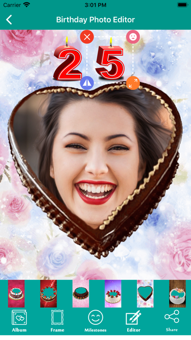 Birthday Frames for Photos Screenshot