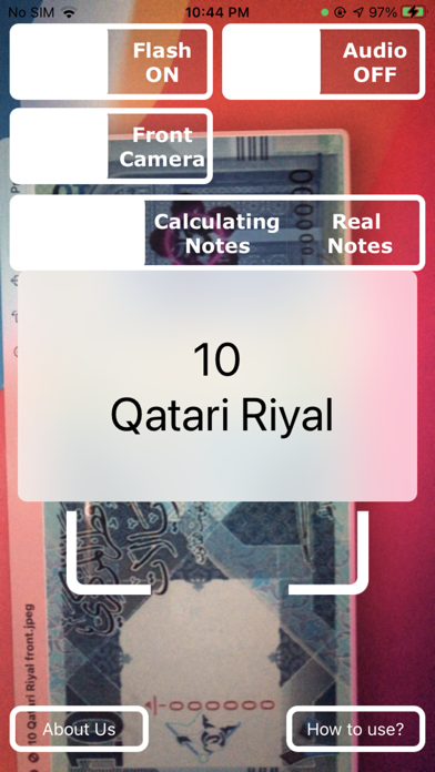 Qatari Money Reader Screenshot