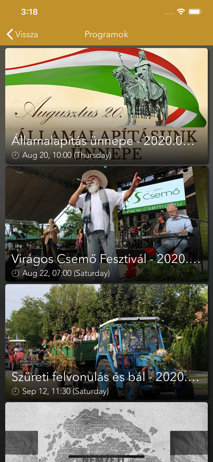 CSEMŐ a virágos település