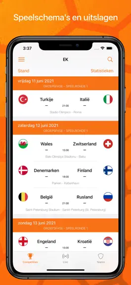 Game screenshot Oranje - alle wedstrijden mod apk