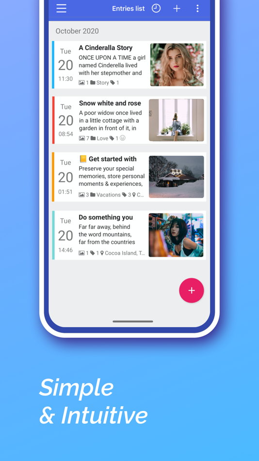 #2. Diary, Journal, Notes - Diaro (iOS) By: Abhishek Kumar