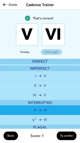 Game screenshot ABRSM Aural Trainer Grades 6-8 apk