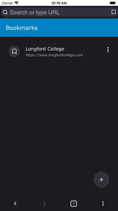 Longford College Browser Screenshot