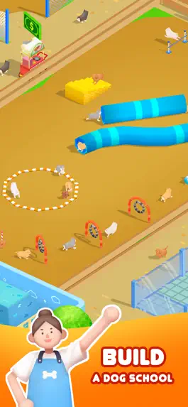Game screenshot Idle Dog Training School apk