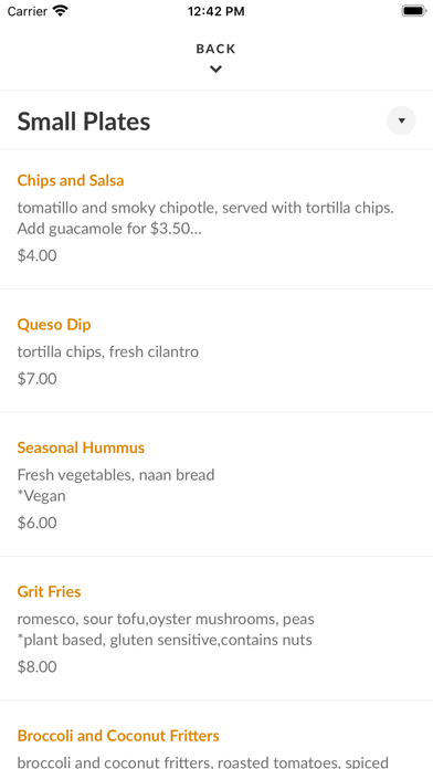 Sunspot Restaurant Screenshot
