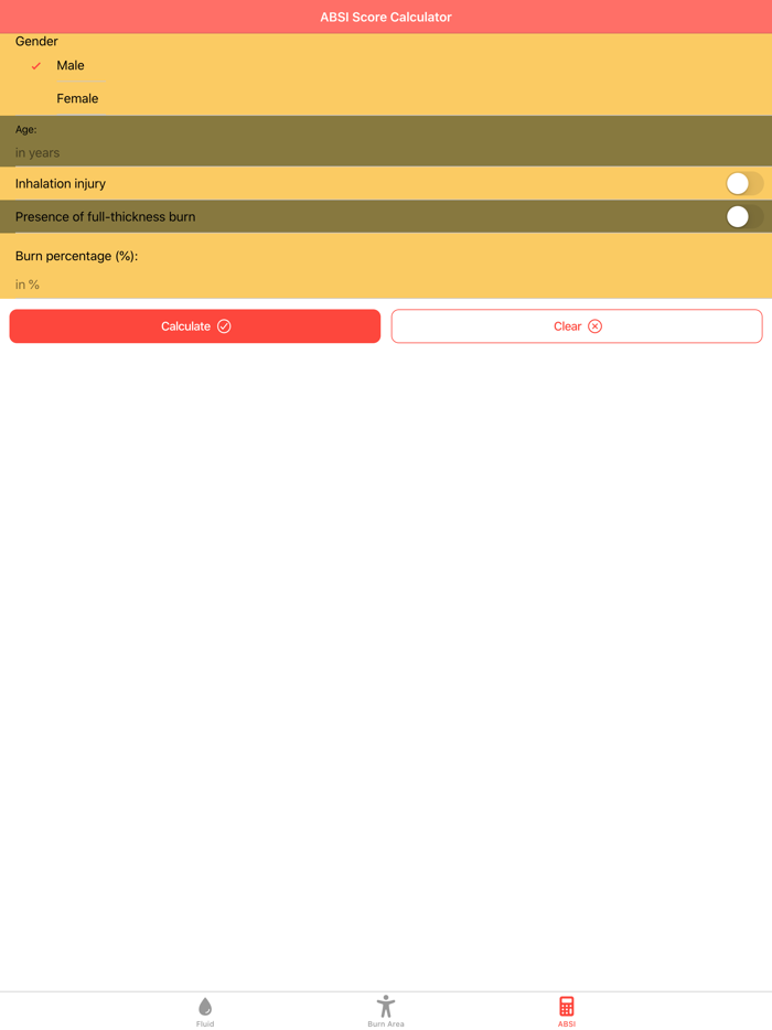 Pocket Burn Calculator
