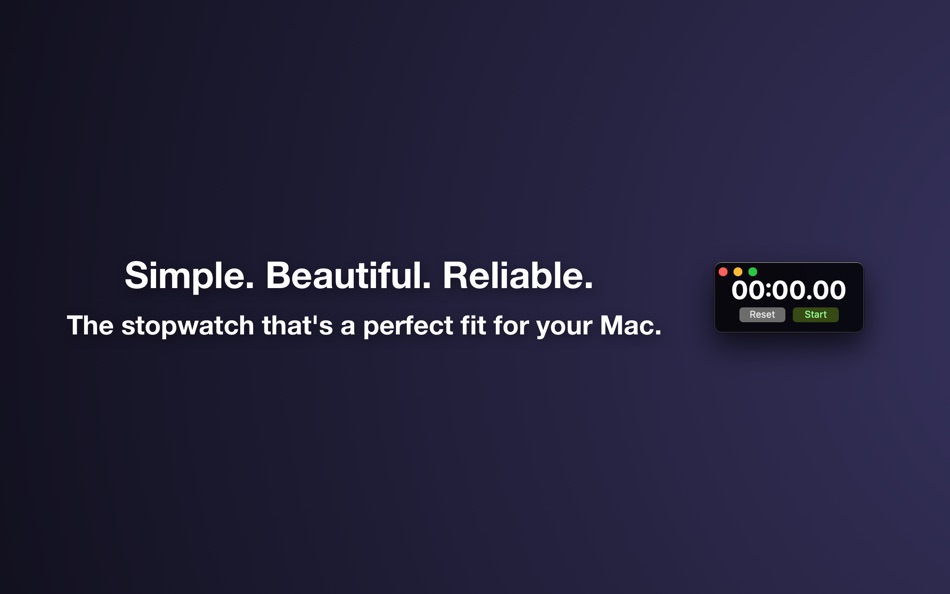 #1. Good Stopwatch (macOS) 由: Jon Colverson