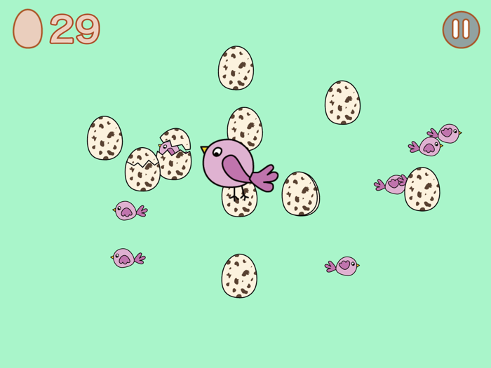 快乐小鸡下蛋 - 6种小动物