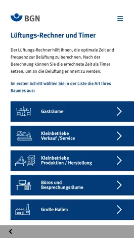 Game screenshot BGN-Lüftungs-App mod apk
