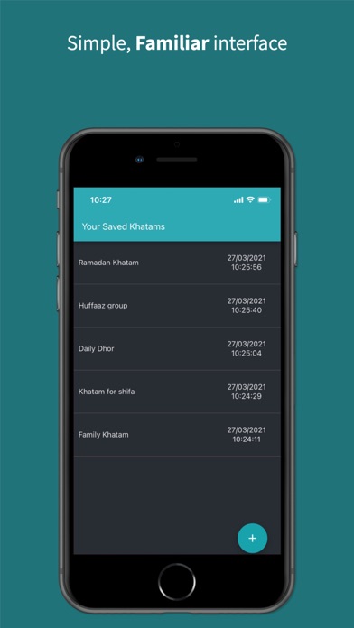 Group Khatam Tracker Screenshot
