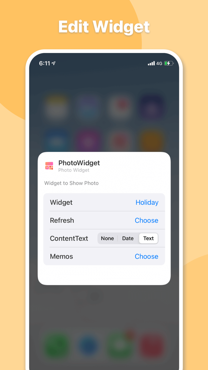 Photo Widget - Color