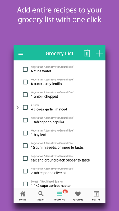 Healthy Recipes & Meals Screenshot