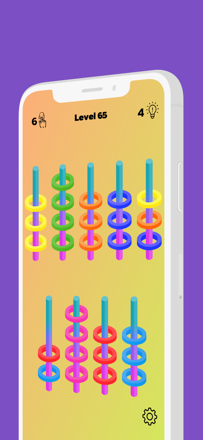 Hoop Sort Stack and Fill 3D