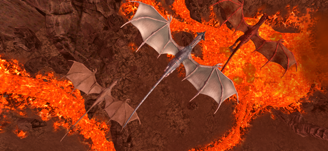 ภาพหน้าจอของเกม Dragon Flight Simulator