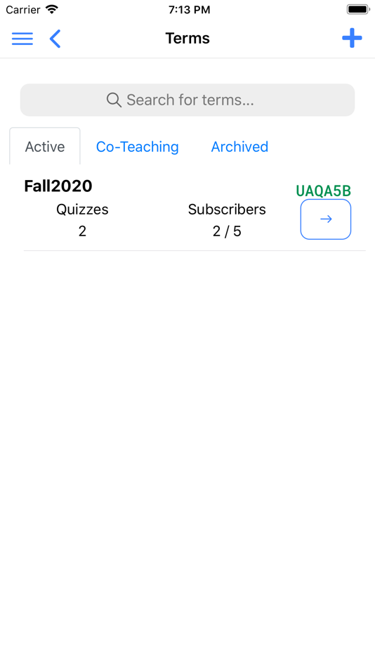 #2. Quiz at Class (iOS) De: ATKLASS CORP.
