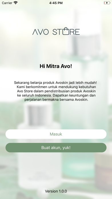 Screenshot #1 pour Avo Store App