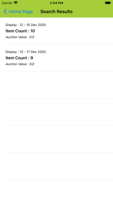 Ambassador Auctioneers Screenshot
