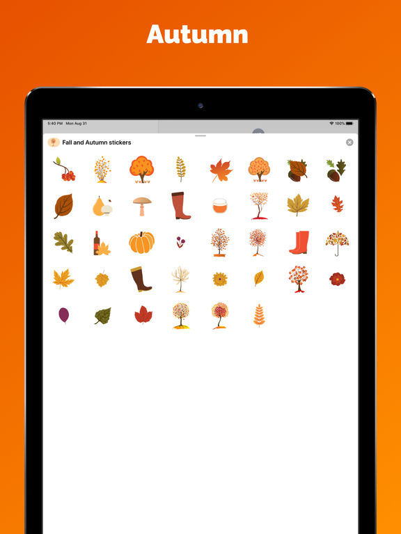 Screenshot #4 pour Autocollants & emoji d'automne