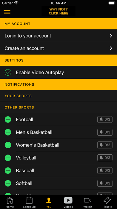 Fort Hays State Athletics Screenshot