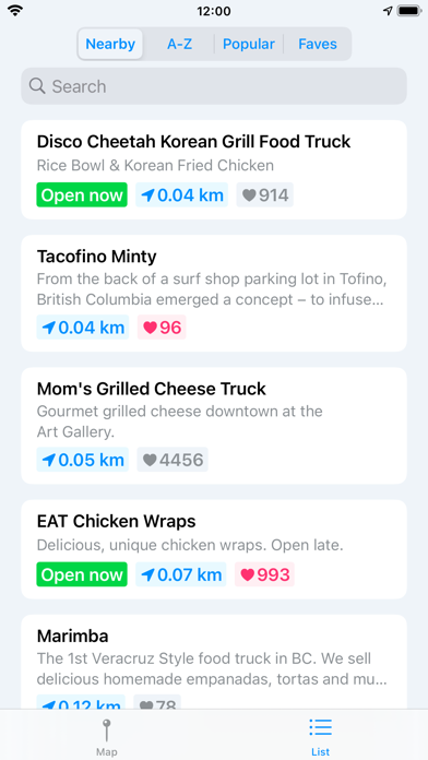 Street Food Vancouver Screenshot