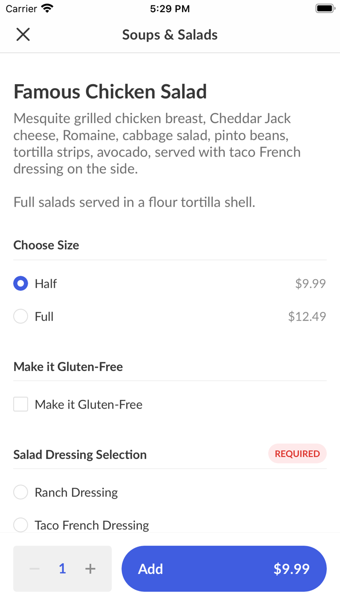 Chuys Mesquite Broiler