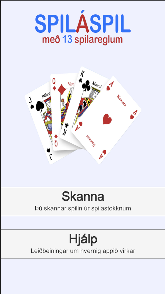 Spil á Spil - Reglur