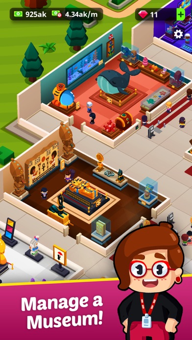 Idle Museum Tycoon: Art Empire Screenshot