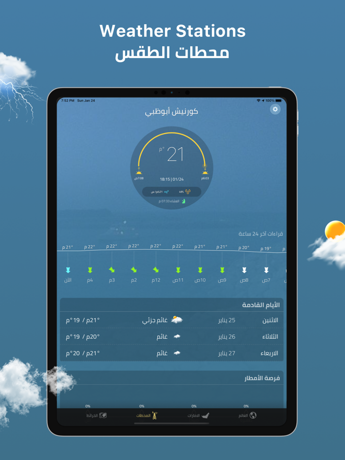 World Weather - طقس العالم