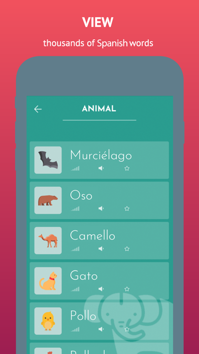 Esvoca: Spanish Vocabulary Screenshot